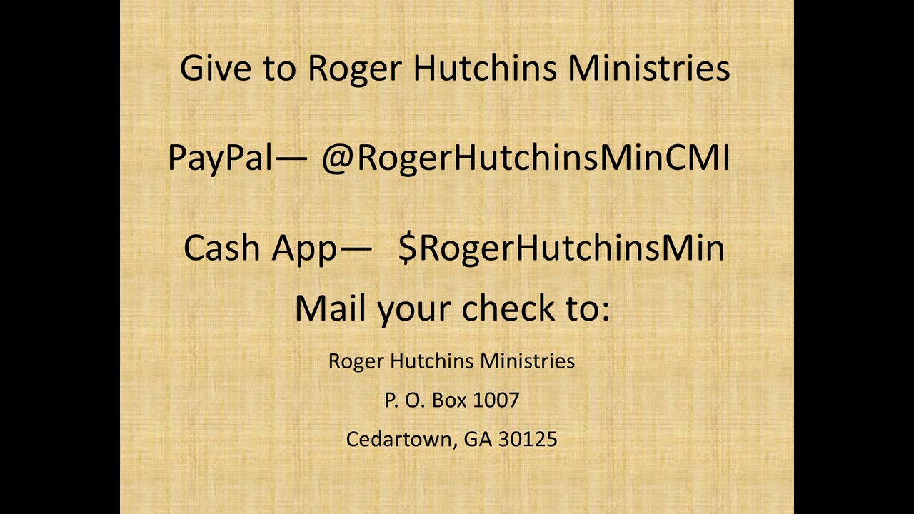 Roger Hutchins Ministries