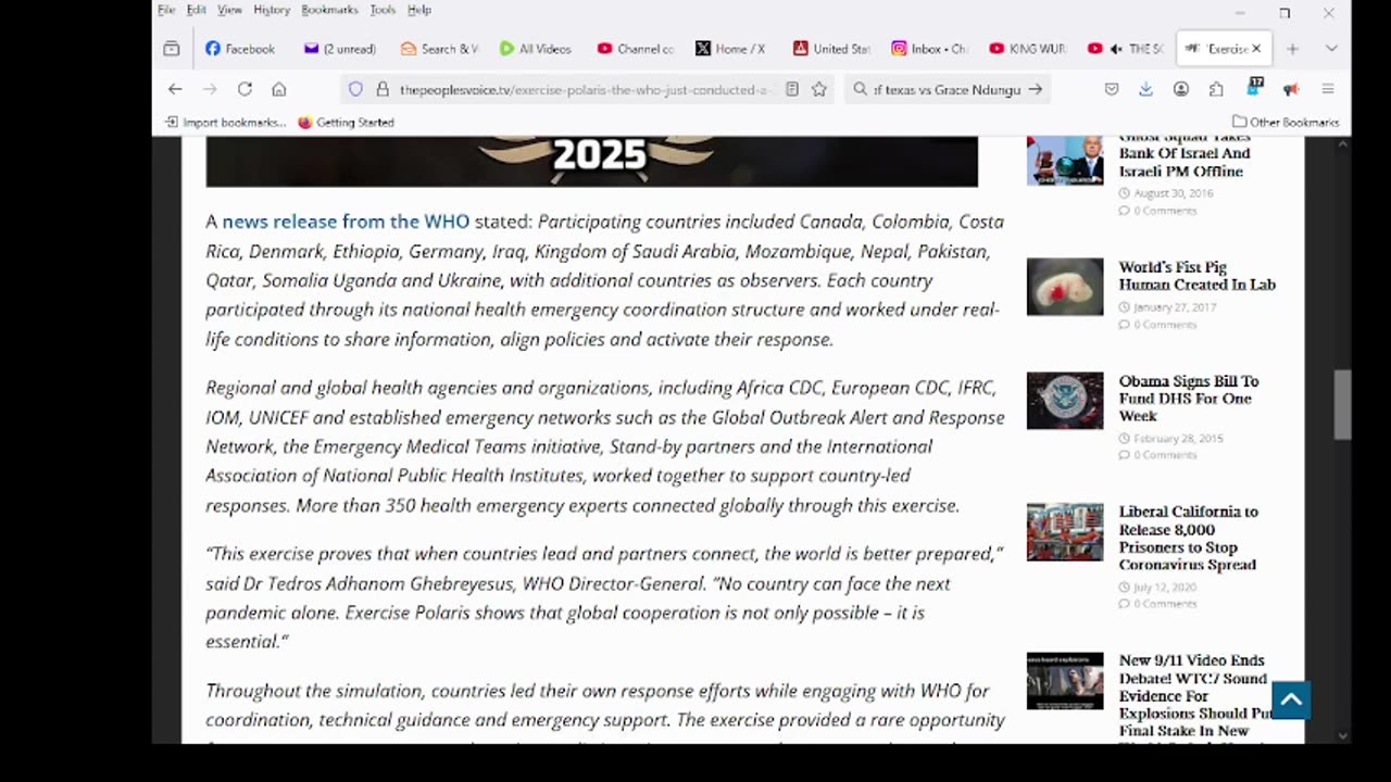 ‘Exercise Polaris’: The WHO Just Conducted A 2-Day Pandemic Simulation