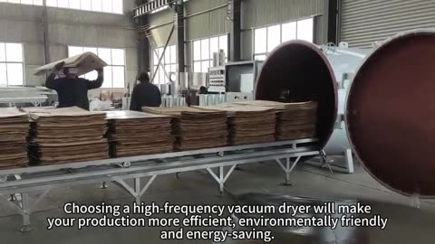 The high-frequency vacuum dryer