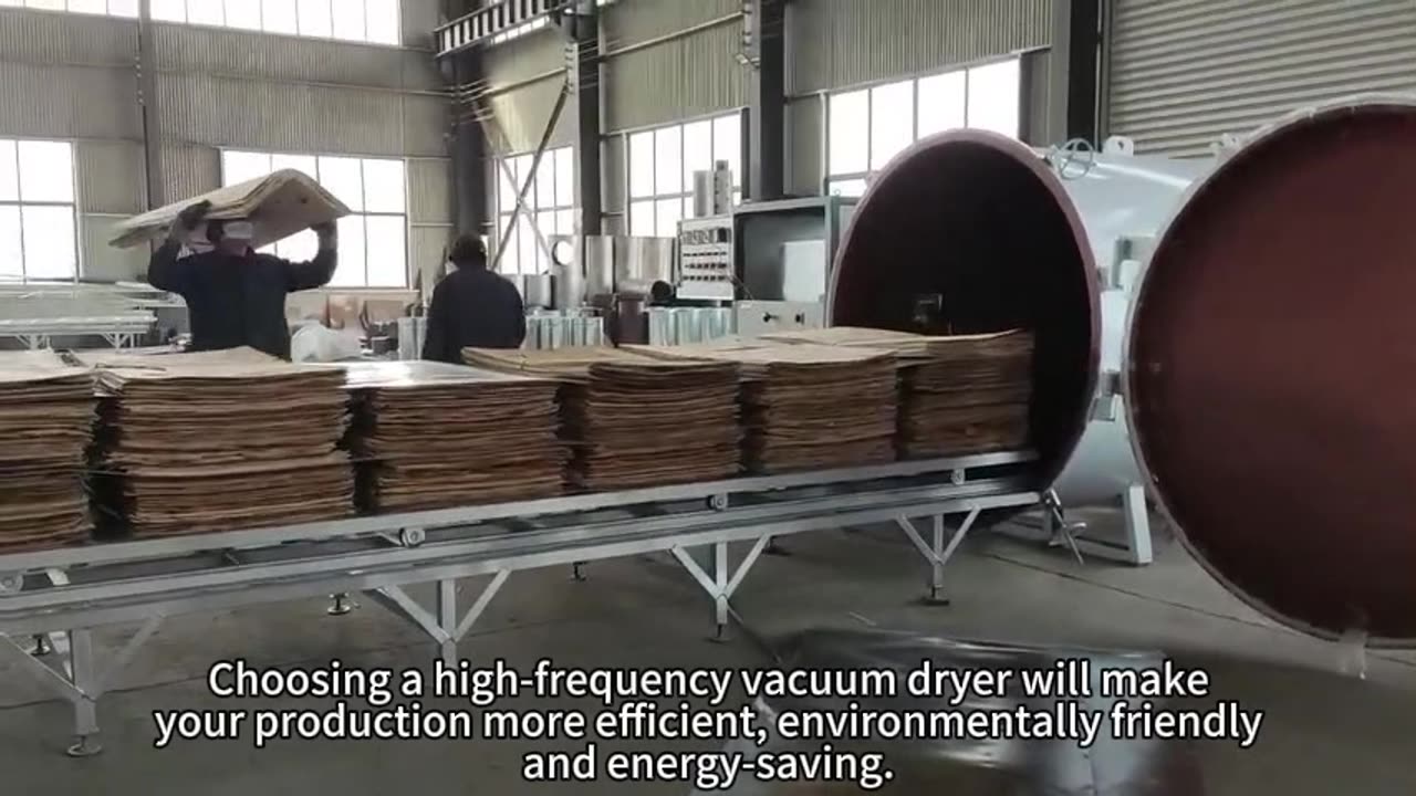 The high-frequency vacuum dryer