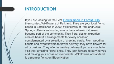 Best Flower Shop in Forest Hills