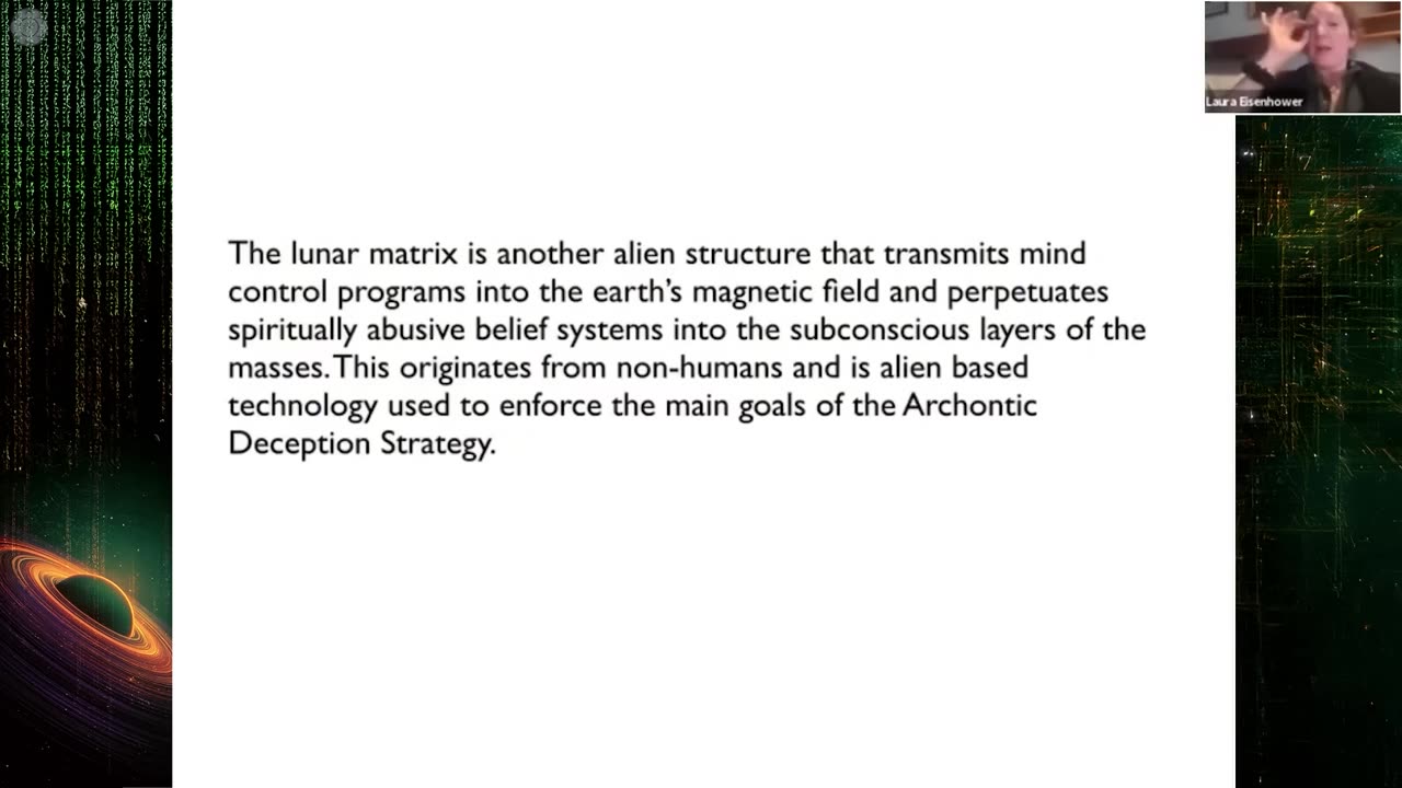 Truth About Lunar Matrix & Saturn’s Alien Agenda | Laura Eisenhower