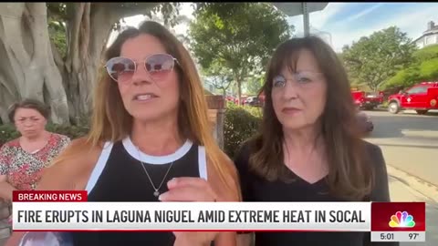 Beacon Fire burns in Laguna Niguel