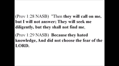 Jeremiah 11 & 12 – "Listen to my voice." This means to obey Him. 2017