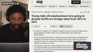 DeVory Darkins-Trump drops MAJOR ANNOUNCEMENT as DEMS SLAM Biden’s disaster speech