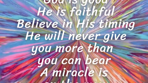God is Good