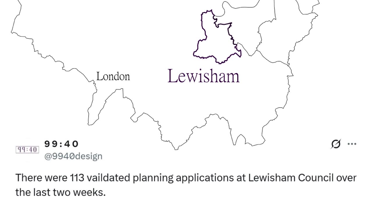 Lewisham, London Planning Application Numbers