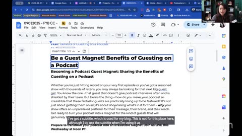 Go Live: Pro Podcast Live Workflow