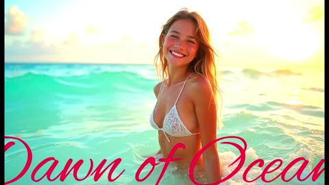 Electronic Music. Song Dawn of the Ocean.
