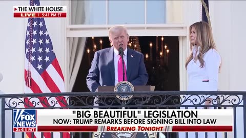 President Trump signs the 'big, beautiful bill' into effect