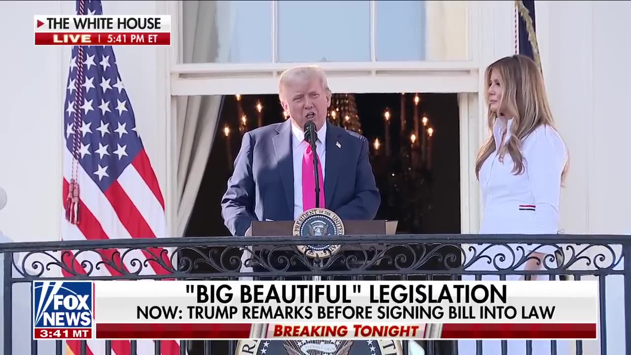 President Trump signs the big, beautiful bill into effect