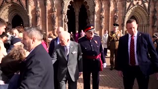 King Charles heckled over Prince Andrew's Epstein ties