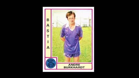 STICKERS PANINI FRENCH CHAMPIONSHIP 1980 ALL TEAMS