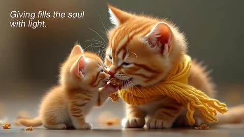 Tiny Cat Lesson on Gratitude