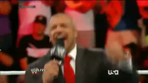 Wwe Raw 07/28/2014 Chris Jericho Triple H Stephanie McMahon (Seth Rollins attacks)