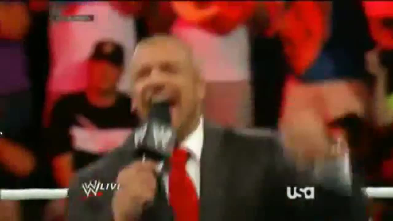 Wwe Raw 07/28/2014 Chris Jericho Triple H Stephanie McMahon (Seth Rollins attacks)