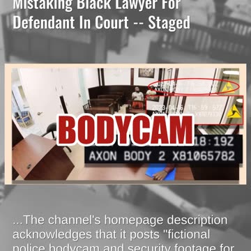 Fact Check: Bodycam Video Does NOT Really Show Cop Mistaking Black Lawyer For Defendant In Court