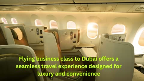 Business class flights to Dubai