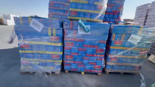 Mountains of aid rot in the sun blocked by the UN, stolen by Hamas.
