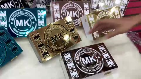 MK ACRALIC CROSSBODY