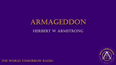 Radio Broadcast- Armageddon