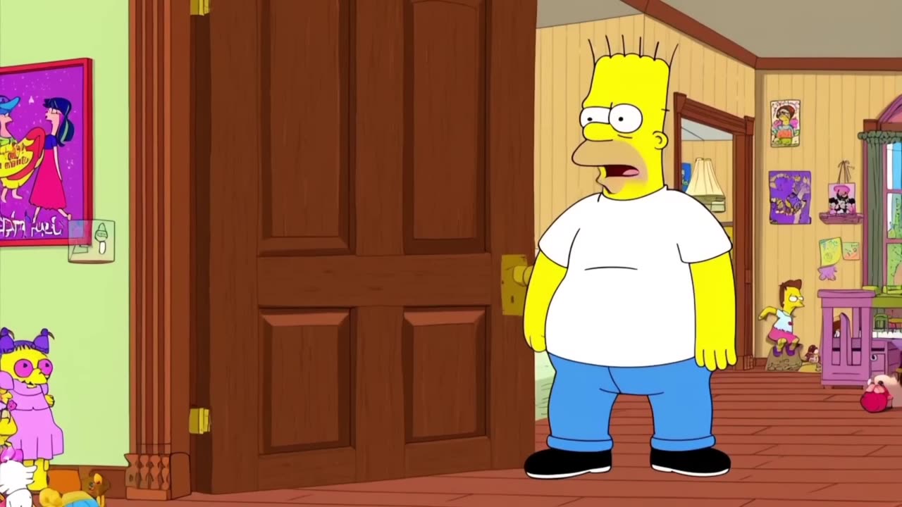 I used AI to re-create The Simpsons (and it's super cursed) Part 2