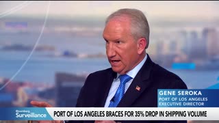 May 2, 2025 - Import Volume Down 1/3 Since Tariffs, Says Head of Port of Los Angeles
