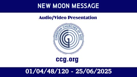 New Moon Message (Audio) for 01/04/48/120 - 25/06/2025