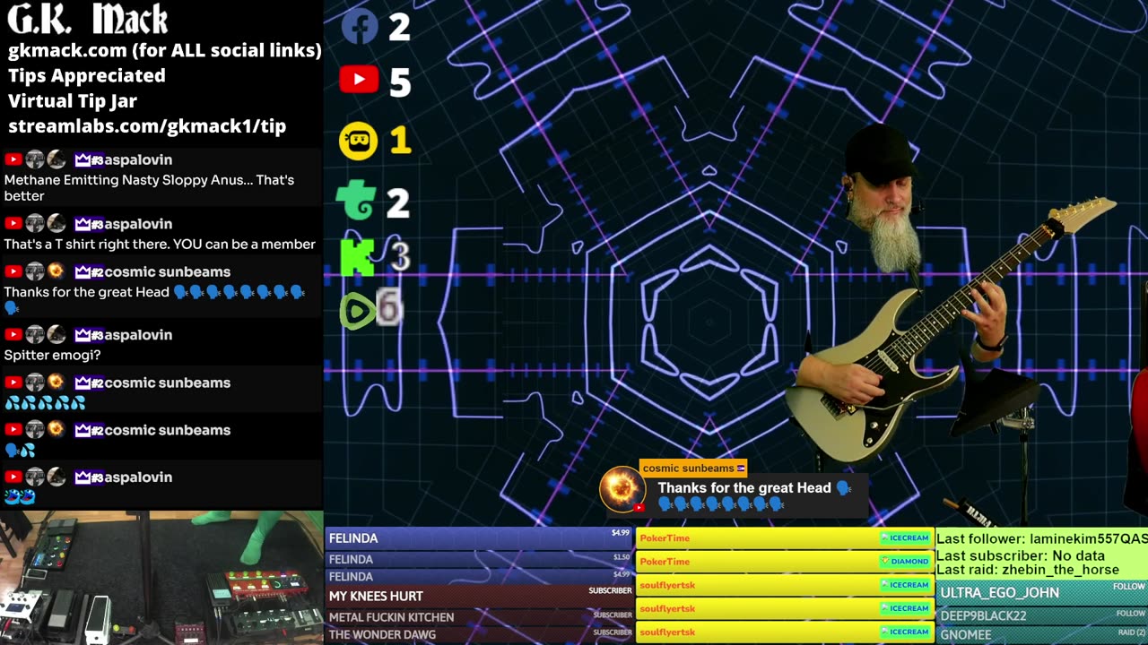 G.K. Mack Live Looping Jackassery & Rants MultiStream Saturdays #152 #Livelooping #Jackassery