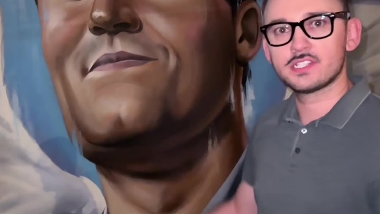 This mural in Israel was made to honor Charlie Kirk.