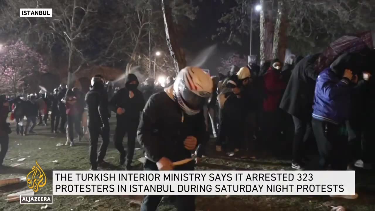 Turkish protesters clash with police over Istanbul mayor's detention