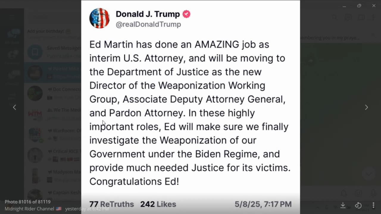PATRIOT MIKE SHOW May 9, 2025