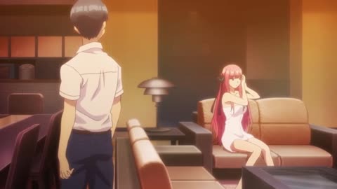 Anime The Quintessential Quintuplets-When you enter a room with a girl wearing nothing but a towel