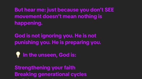 What if you’re not stuck… you’re just in God’s process of preparation?