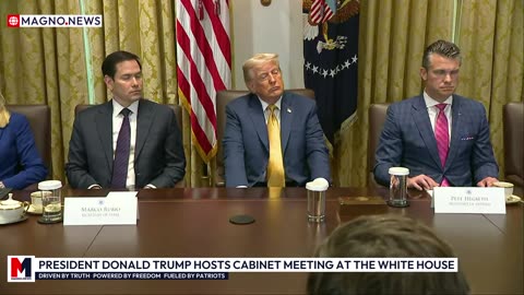 🇺🇸 President Trump hosts a Cabinet Meeting with MAGA Dream Team Members at The White House [LIVE]