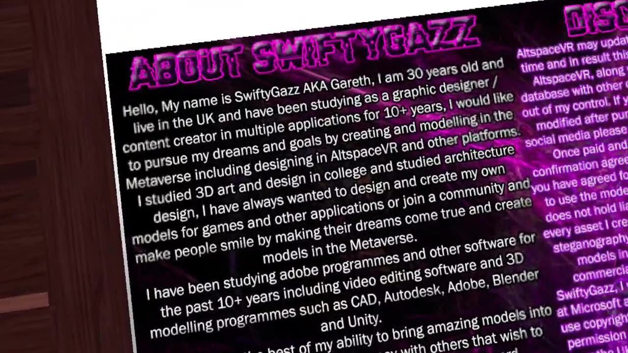 Swifty's Avatar Clothed