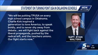 Ryan Walters says every Oklahoma high school will have a Turning Point USA Club America chapter