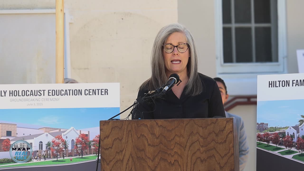 Governor Katie Hobbs Attending Groundbreaking Ceremony.