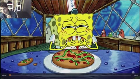 SpongeBob SquarePants Attempts The Vegan Cookie Eating Challenge Fake Funny Parody