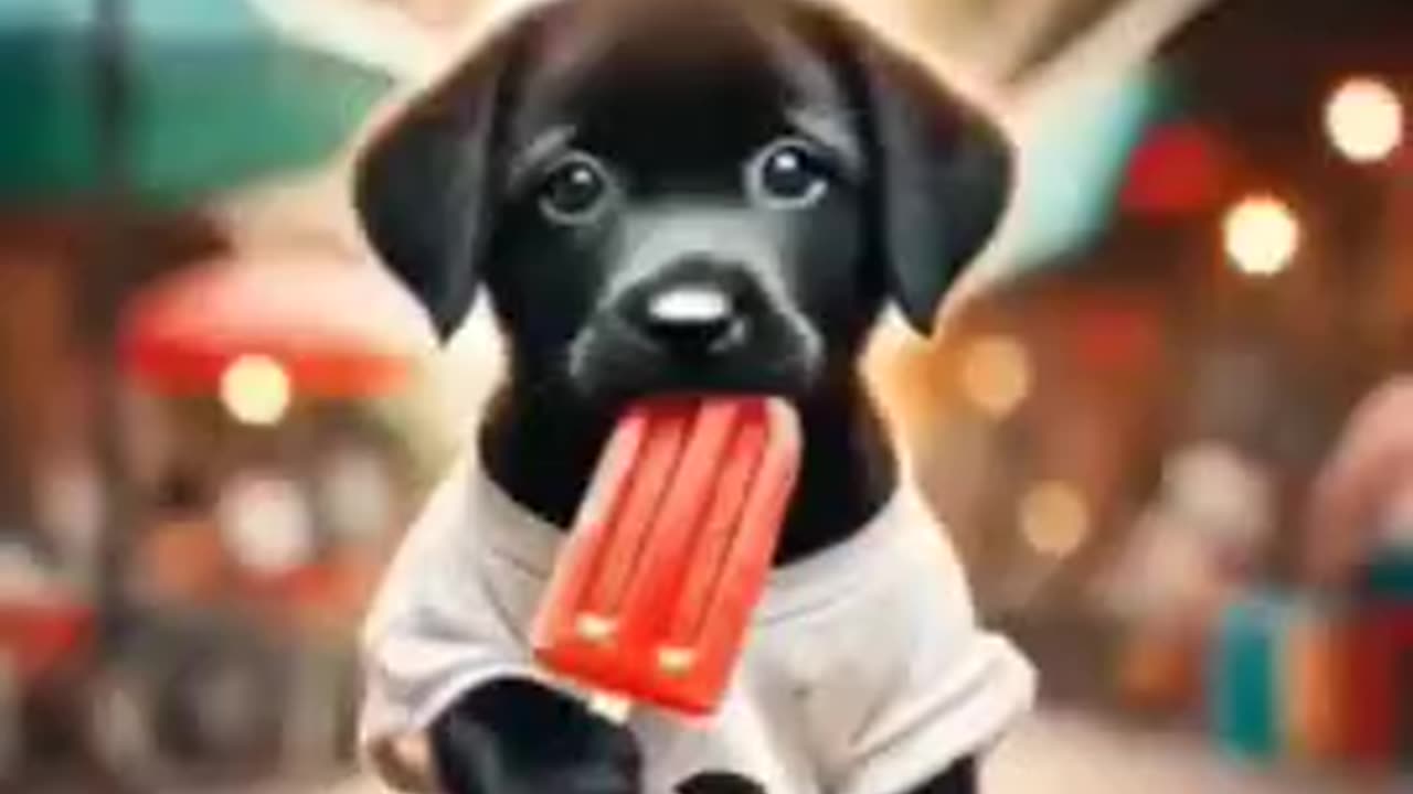 dog Ice cream Dream 🍦 😋