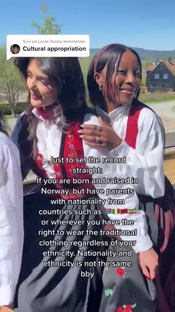 🇳🇴🇳🇴🇳🇴 When they do it, it's not cultural appropriation...