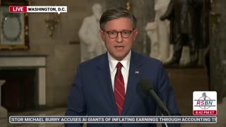 Speaker Mike Johnson: about the disaster Obama care or also called ACA