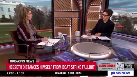 Rachel Maddow Spins New Conspiracy Theory About Drug Boat Strikes, Illegal Immigration