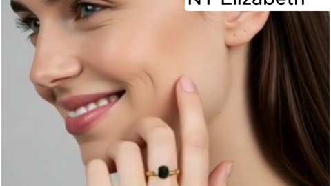 Salt & Pepper Oval Diamond Engagement Ring