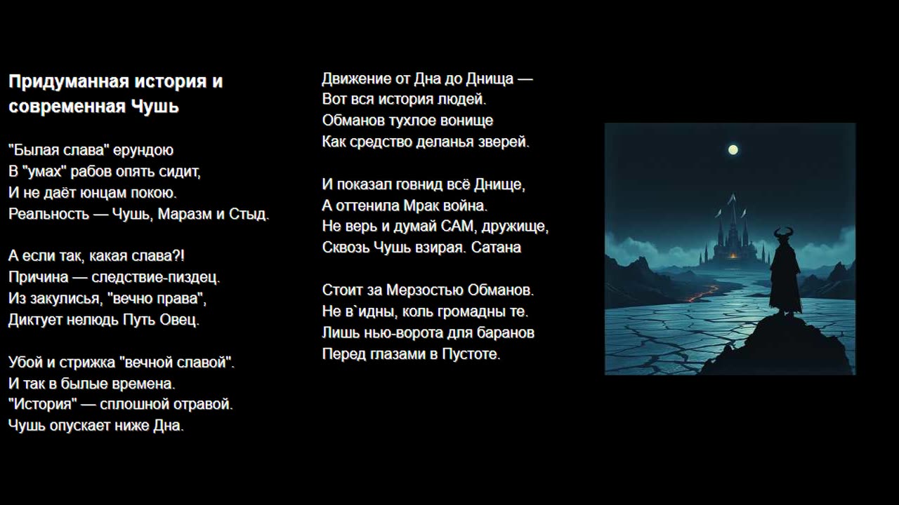 Придуманная история и современная Чушь