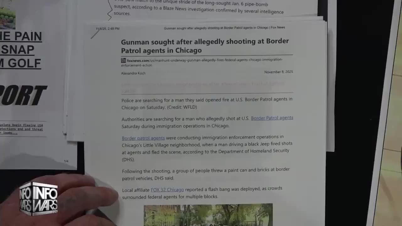 BREAKING: Amongst A Chaotic Mob of Leftists, ICE Was Fired Upon In Chicago