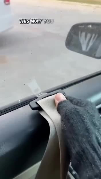 4 uses for a seatbelt.