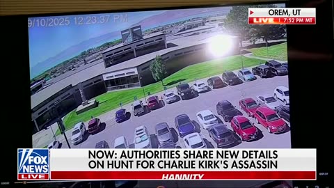 New Footage Of Alleged Charlie Kirk Assassin Released At Thursday Press Conference