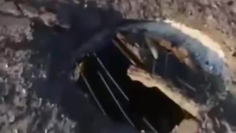 🚀 Occupied part of Zaporizhzhia region, the result of a strike on the rear bridge