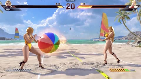 Tekken 8 Babes In Bikini Playing Beach Volleyball